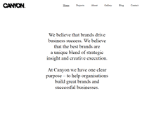 Tablet Screenshot of canyonbrand.com